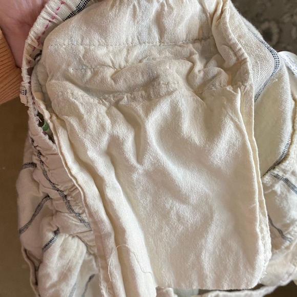 Anthropologie Linen Pant Portia White Size Medium - Picture 8 of 9